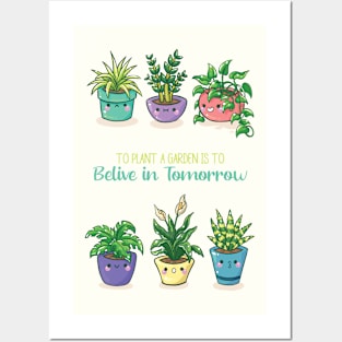 Plant a Garden - BiillustrationID Posters and Art